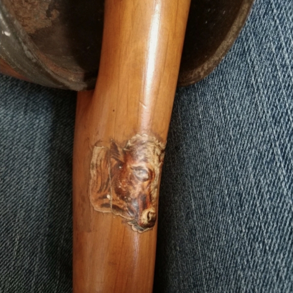 Rare German Tobacco Smoking Pipe Wood Antique- Over 100 Yrs. Old - Picture 5 of 12